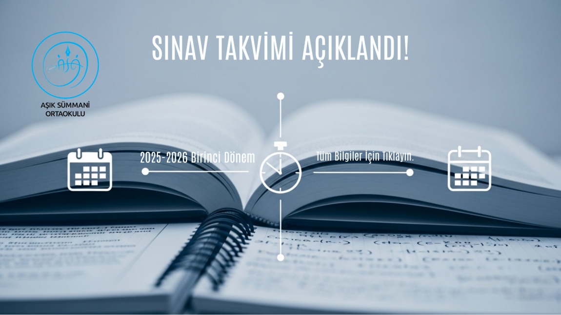 2025-2026 Eğitim-Öğretim Yılı Sınav Tarihleri Belli Oldu!